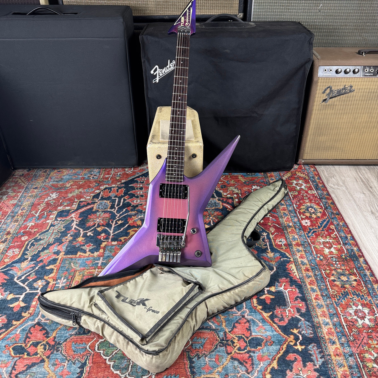 Greco Tusk GTX-55 Made in Japan Purple Burst - 1984