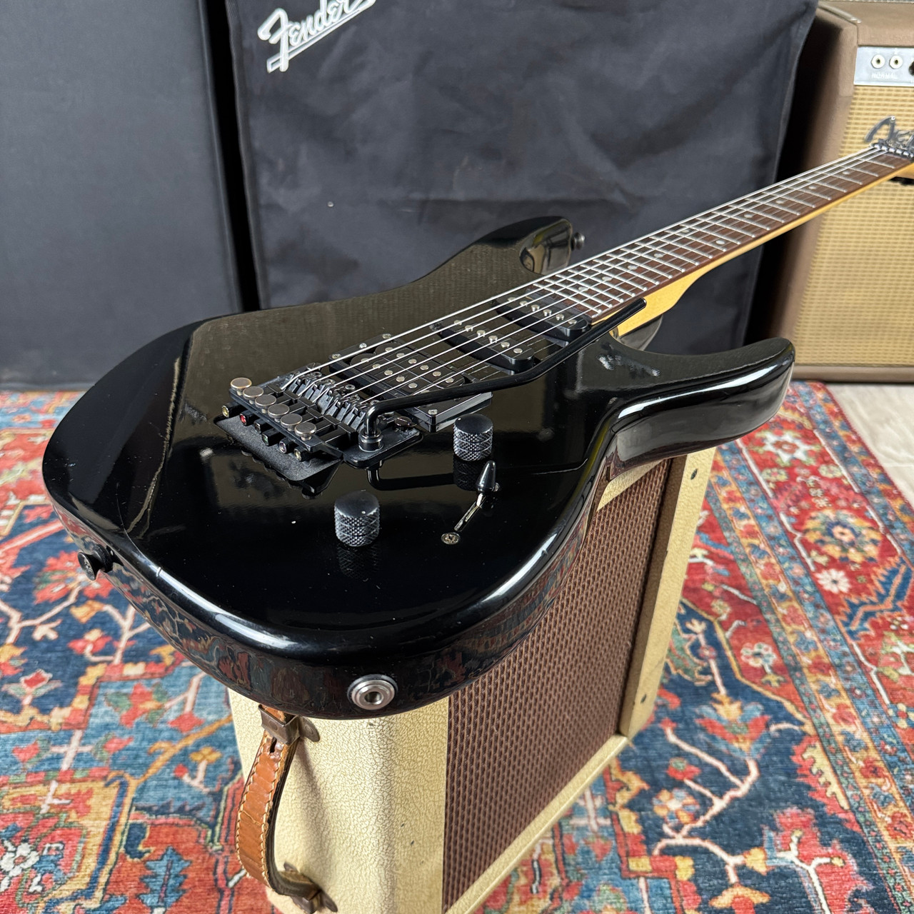 Video* Squier by Fender HM-II Heavy Metal MIK HSS - 1989