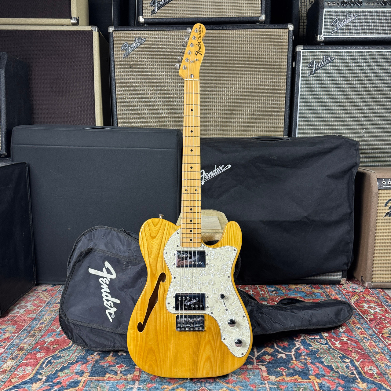1972 Fender Telecaster Thinline Reissue Model TN72-85 MIJ Fujigen