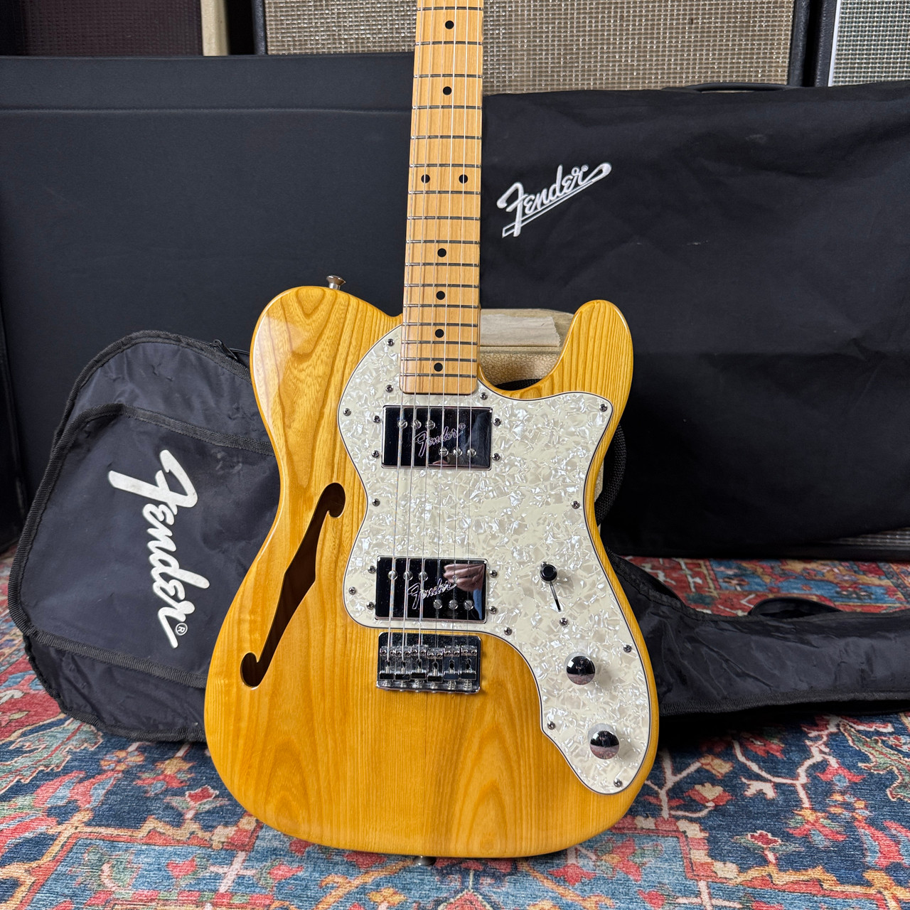 1972 Fender Telecaster Thinline Reissue Model TN72-85 MIJ Fujigen