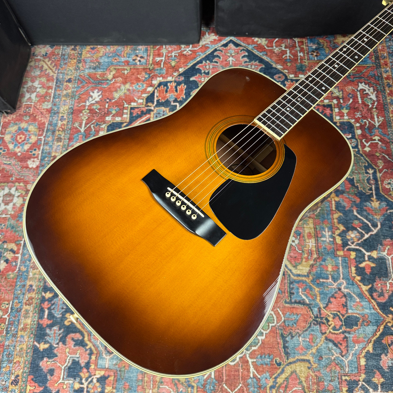 Morris MV701 Vanguard Solid Top Sunburst Wide Nut Made in Japan