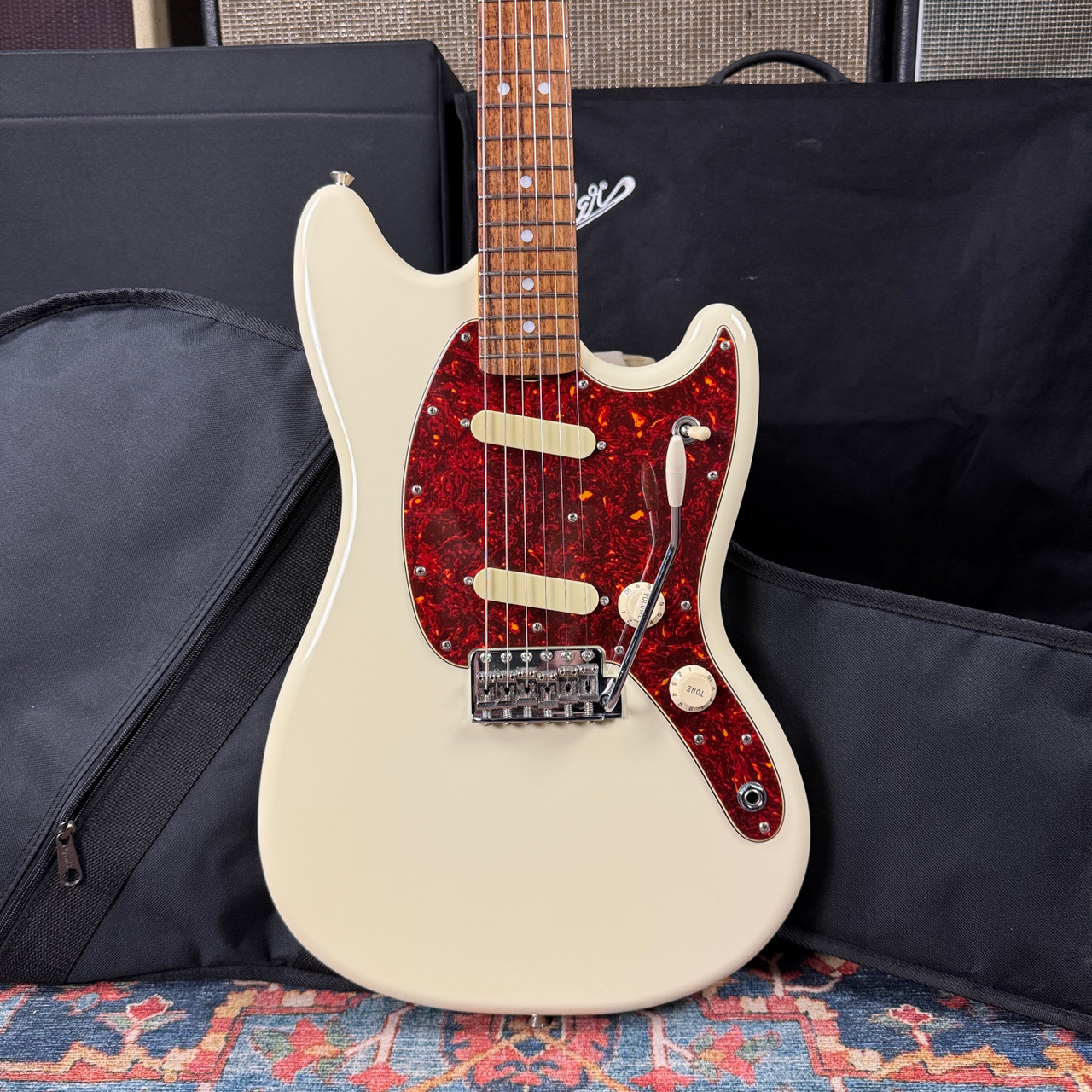 Fender Char Artist Model Mustang Olympic White - 2019