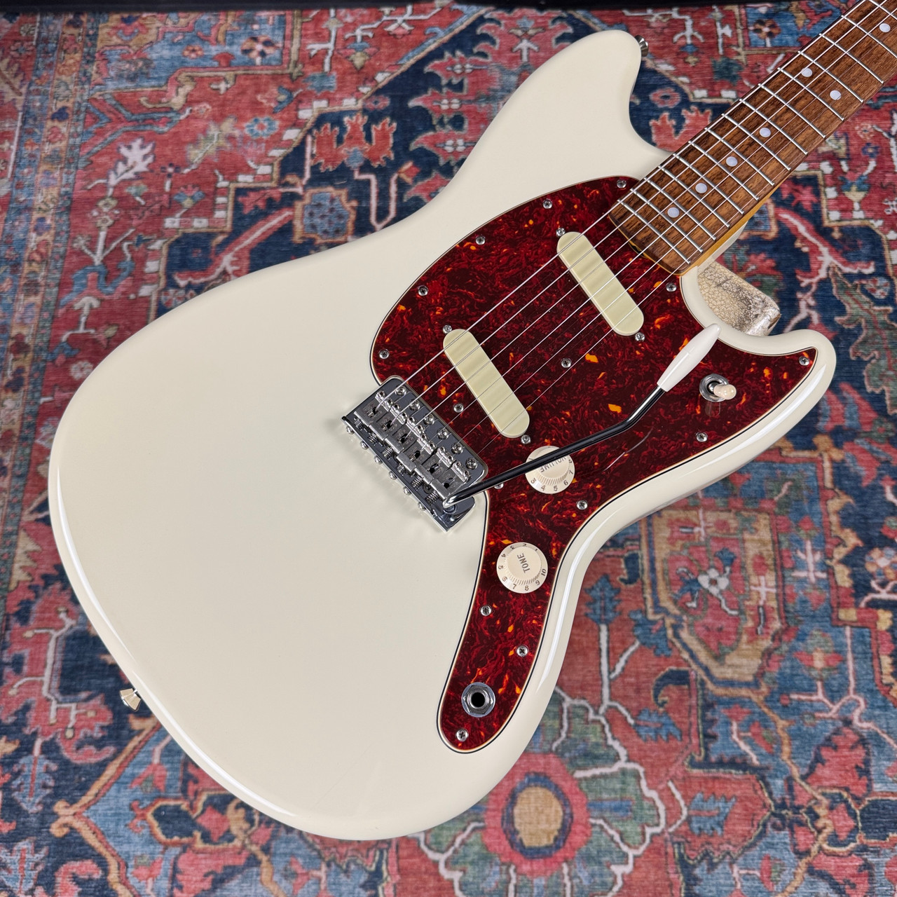 Fender Char Artist Model Mustang Olympic White - 2019