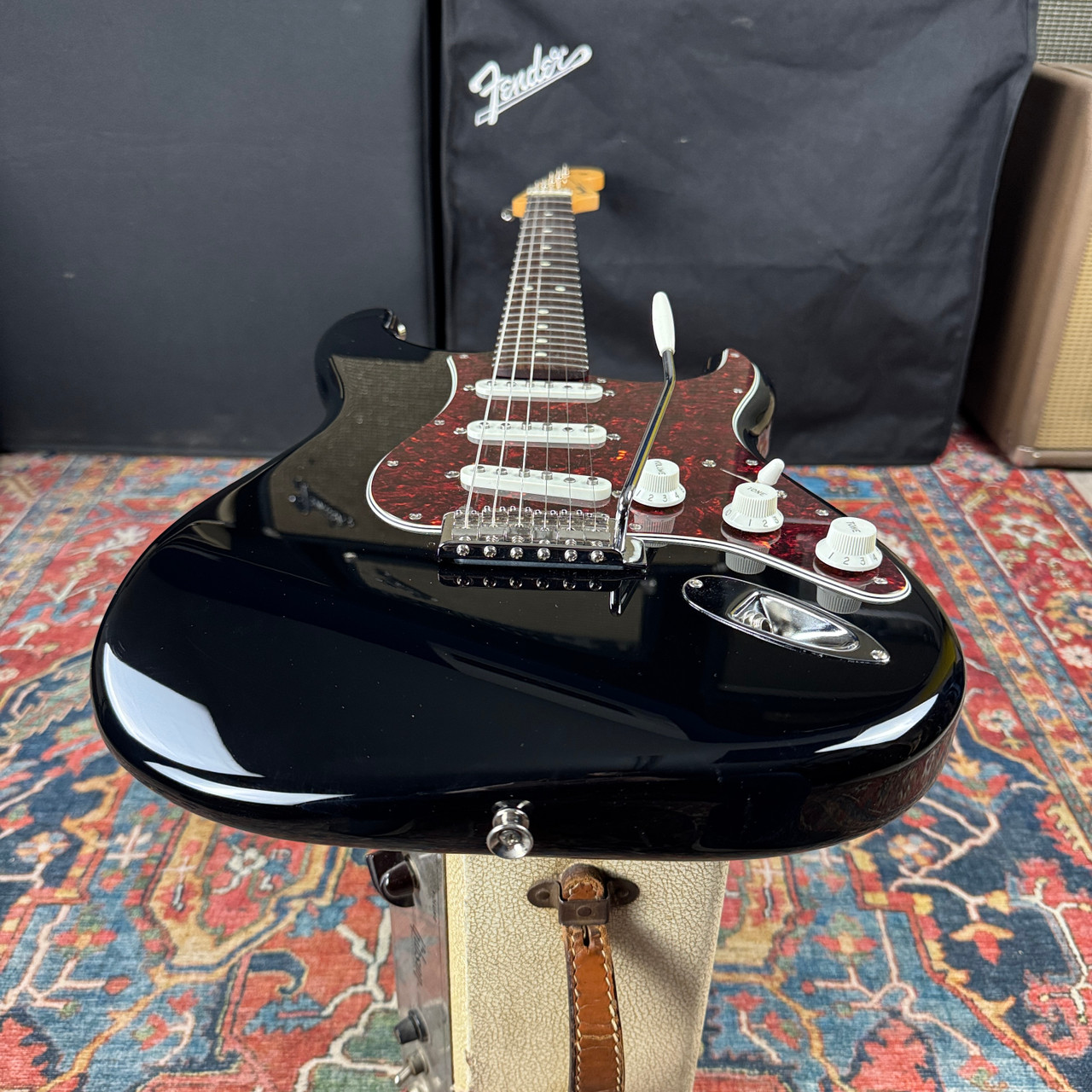 Fender HybridⅡ Fender Hybrid II 60's Stratocaster Black w/Tortoise Guard Alder - 2022
