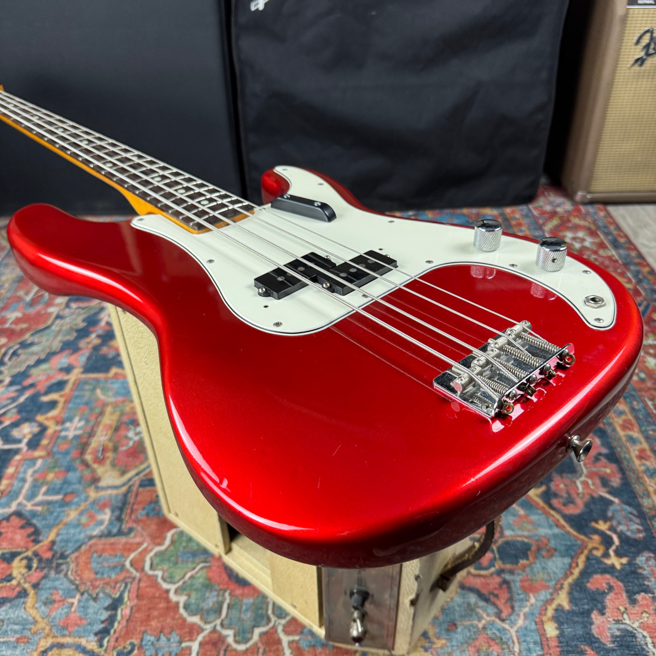 Fernandes Revival Bass RPB-50 Matching Headstock Candy Apple Red