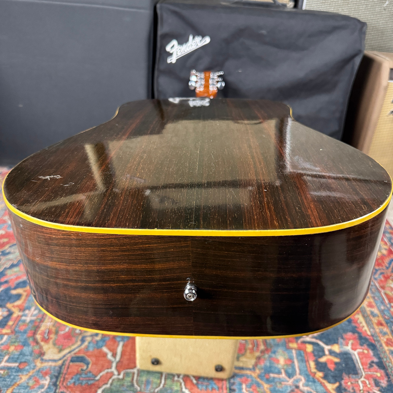 Video* Yamaki Custom Folk No 125 Dreadnought w/Vintage Hard Shell 