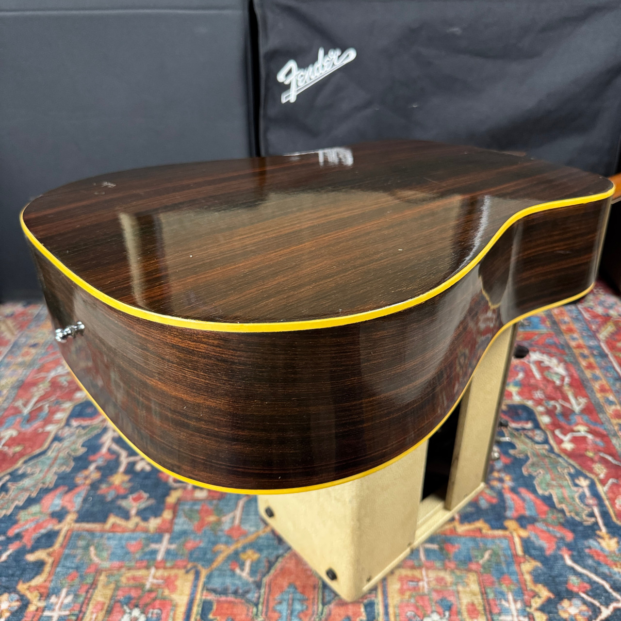 Video* Yamaki Custom Folk No 125 Dreadnought w/Vintage Hard Shell