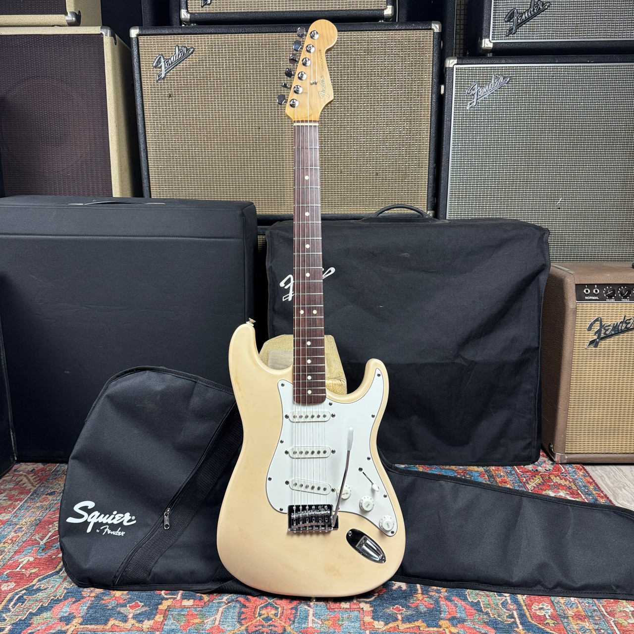 1988-1990 Fender Stratocaster Partscaster Model ST43 Vintage White