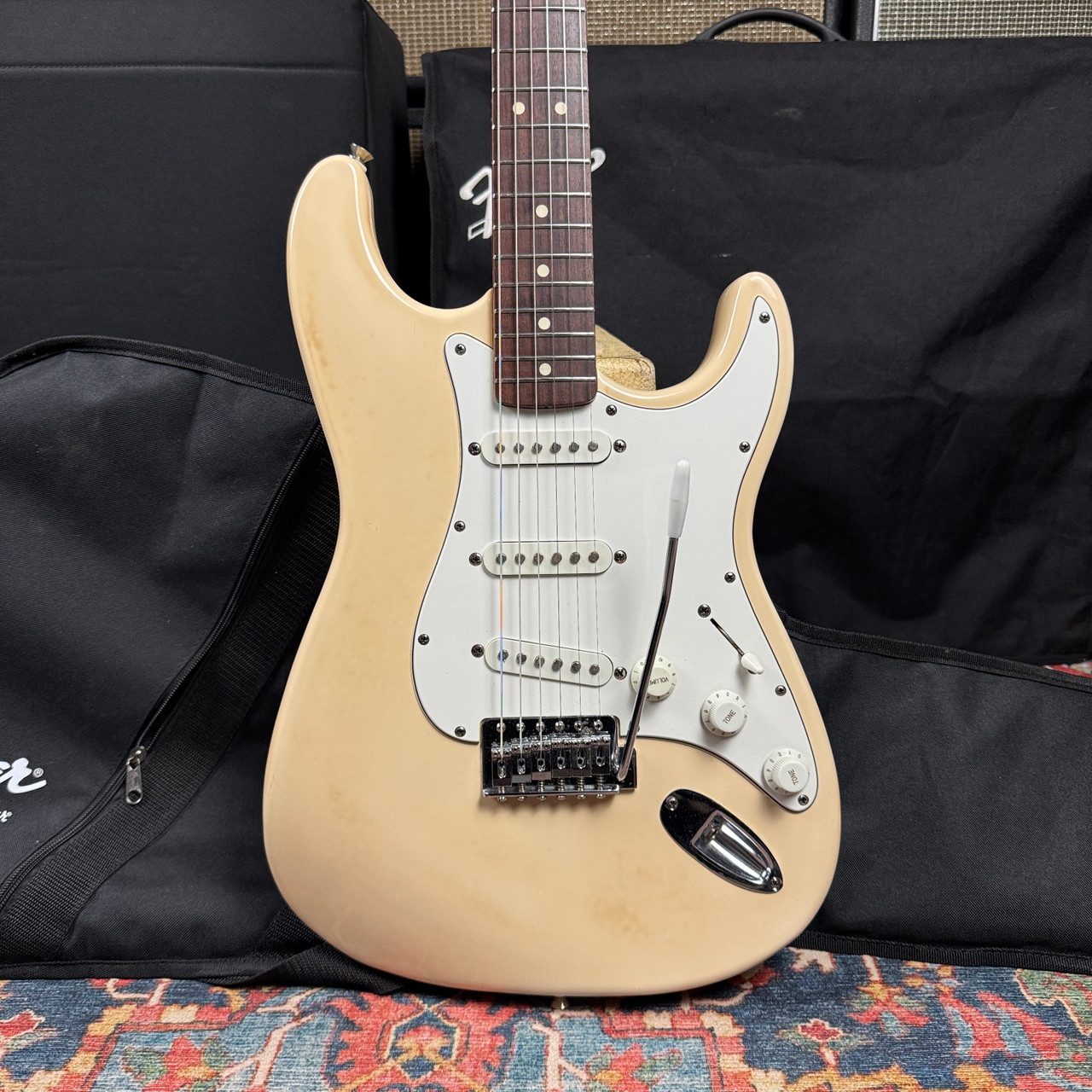 1988-1990 Fender Stratocaster Partscaster Model ST43 Vintage White