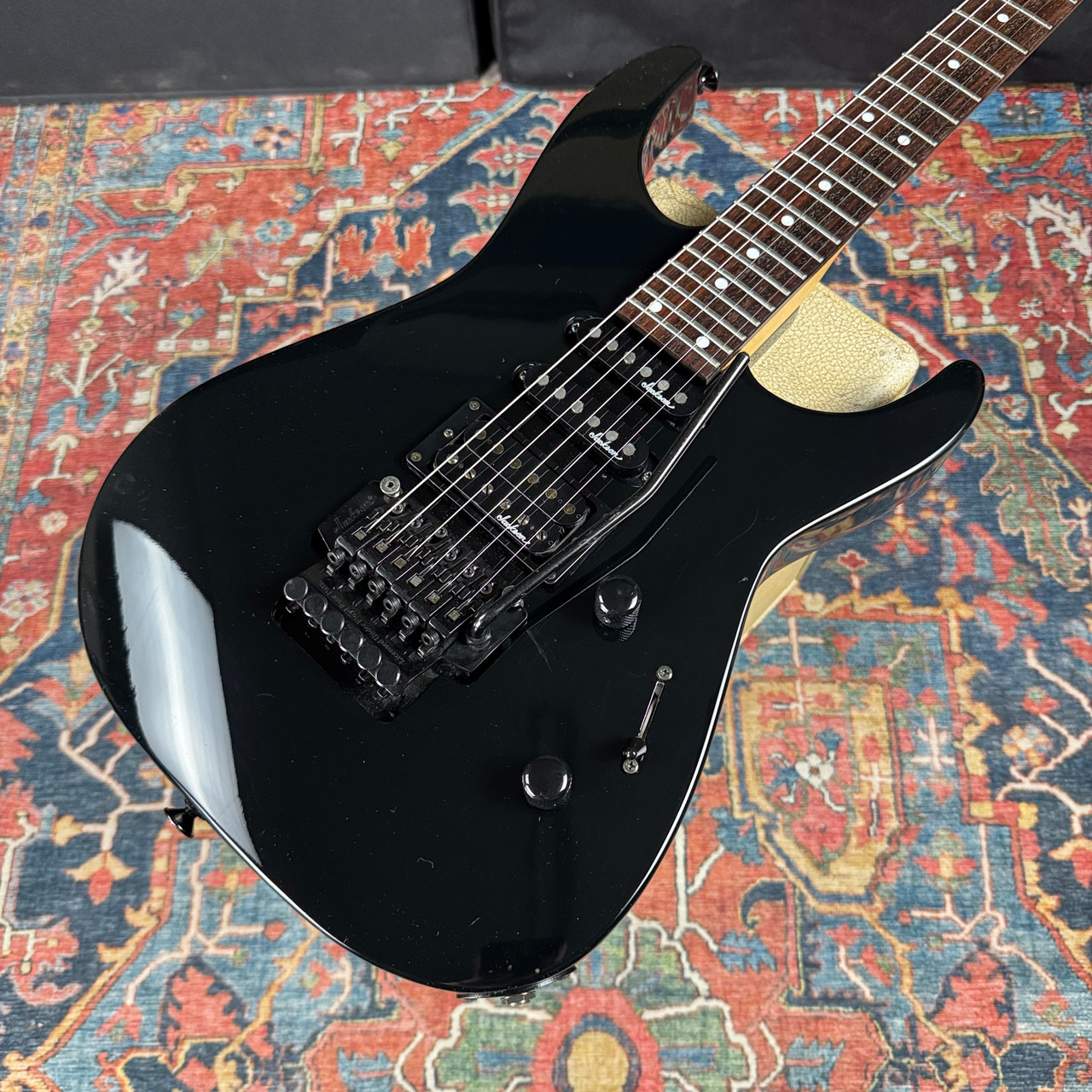 ギター Jackson SUPER DINKY STANDARD SSH Jackson Super Dinky Student SSH Superstrat Black - 1991