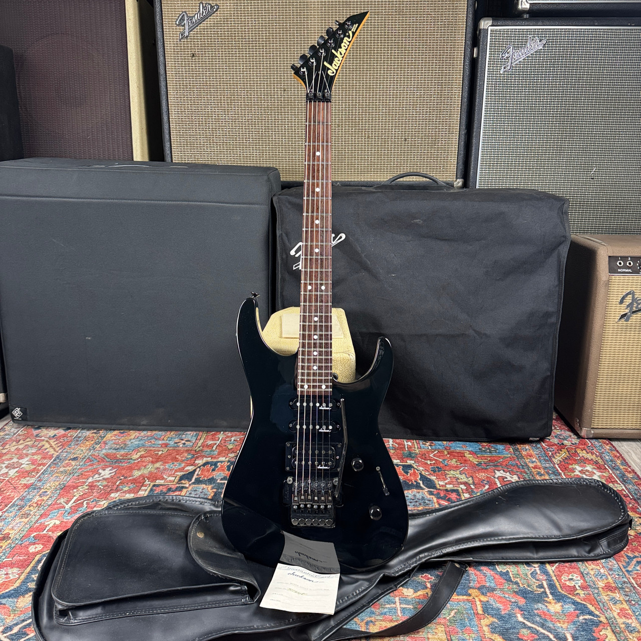 Jackson Super Dinky Student SSH Superstrat Black - 1991