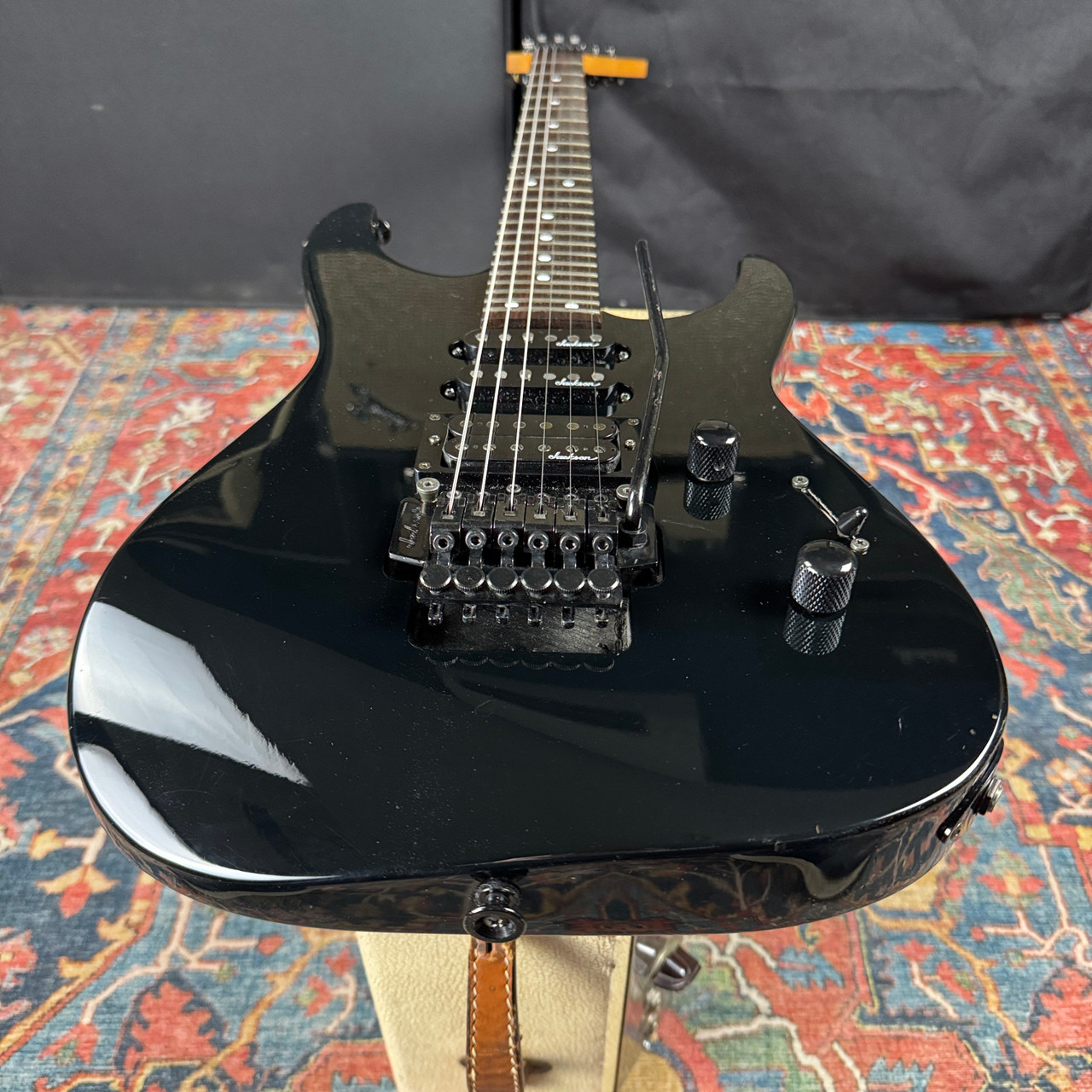 ギター Jackson SUPER DINKY STANDARD SSH Jackson Super Dinky Student SSH Superstrat Black - 1991