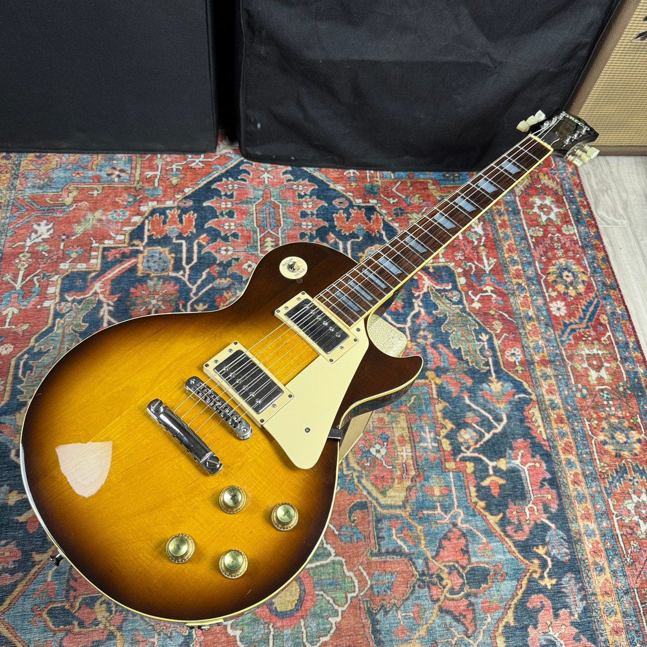 Video* Greco Les Paul EG-500 Tobacco Burst *Rare Headstock