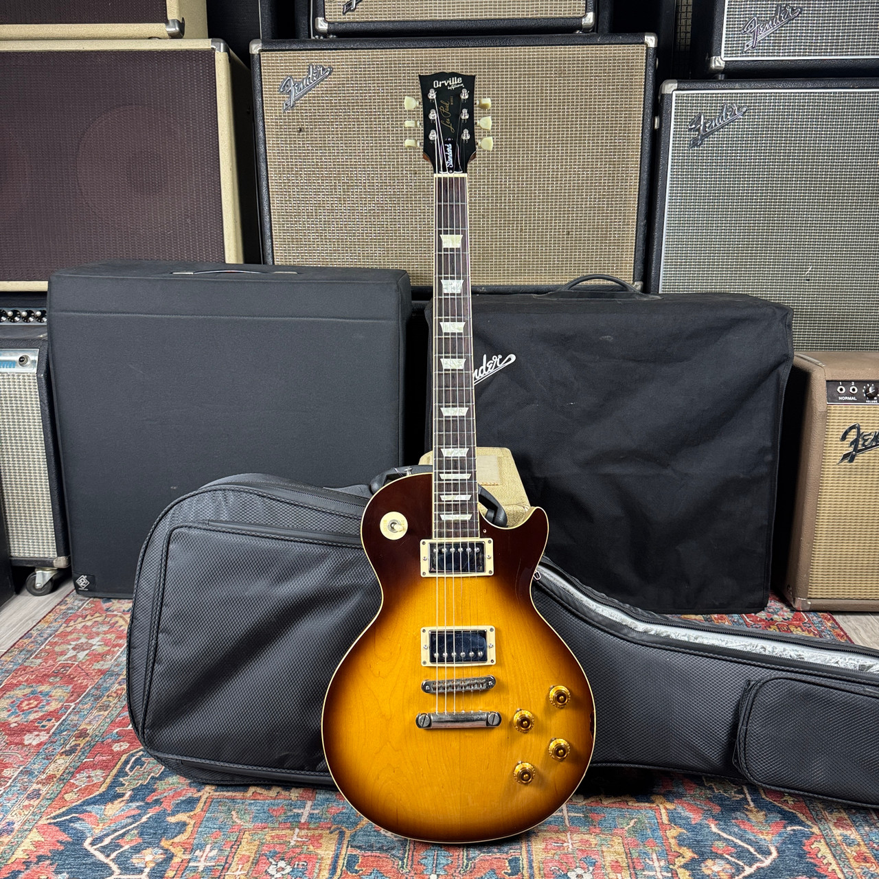 無垢 Orville by Gibson Les Paul Standard Video* Orville by Gibson Les Paul Standard Vintage Sunburst MIJ - 1991