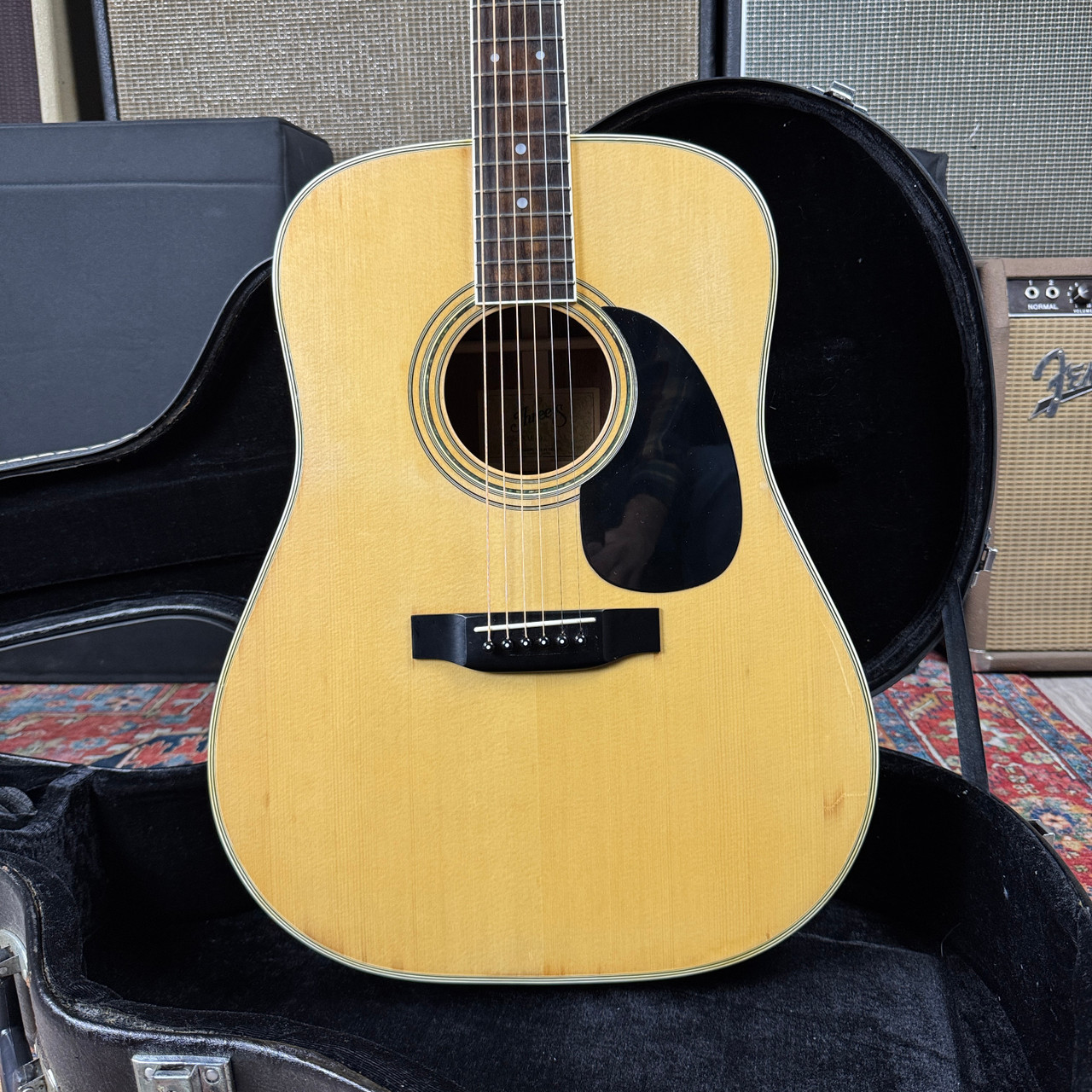 美品 ThreeS AE-20S アコースティックギター ケース付 SUZUKI Threes AE-20 by Suzuki Dreadnought - 1982