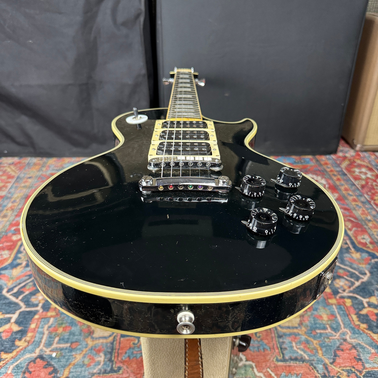 VIDEO* Greco Les Paul Custom Model EG600P Peter Frampton Black