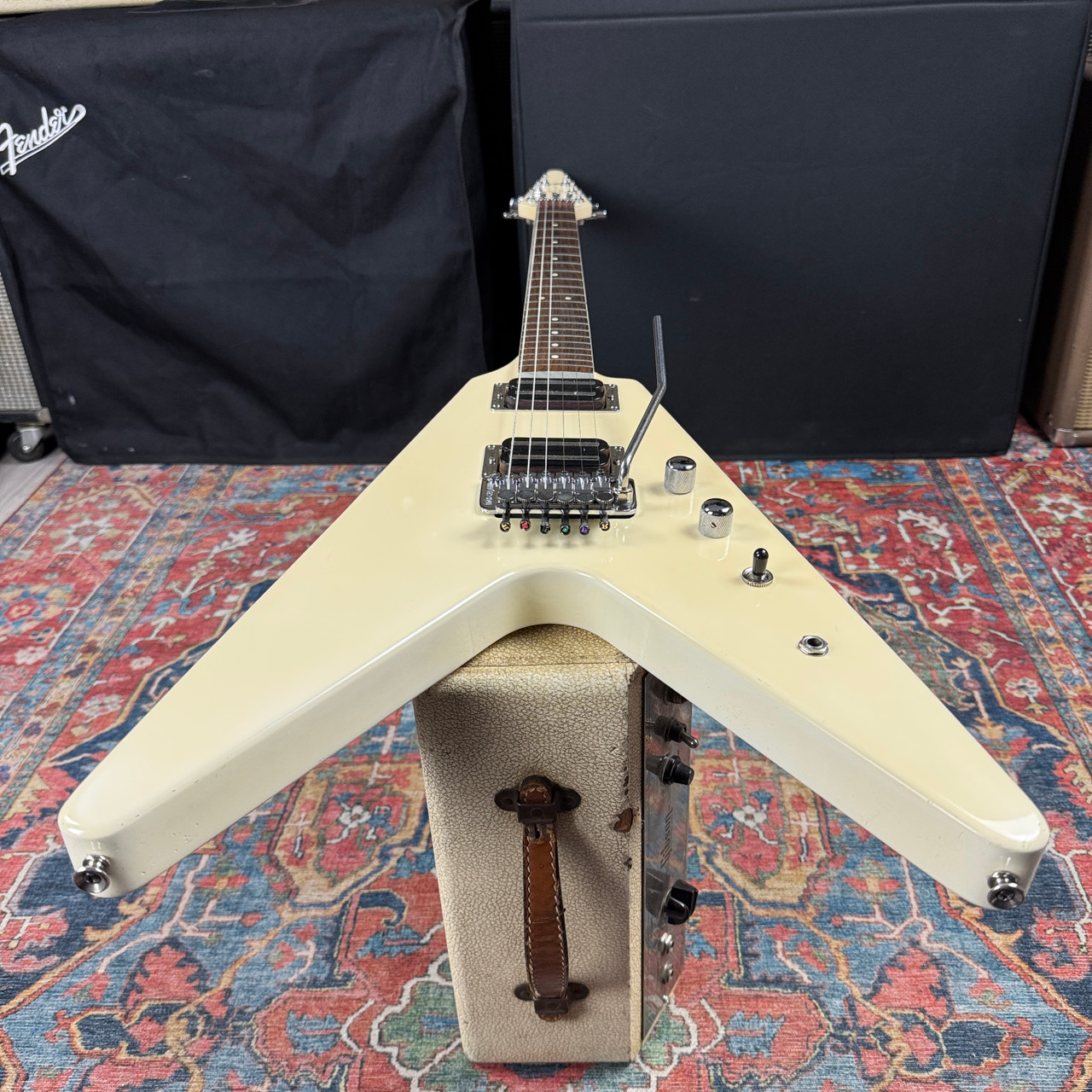 Fernandes Flying V Model BSV-70 Short Scale Heavy Metal Version - 1985