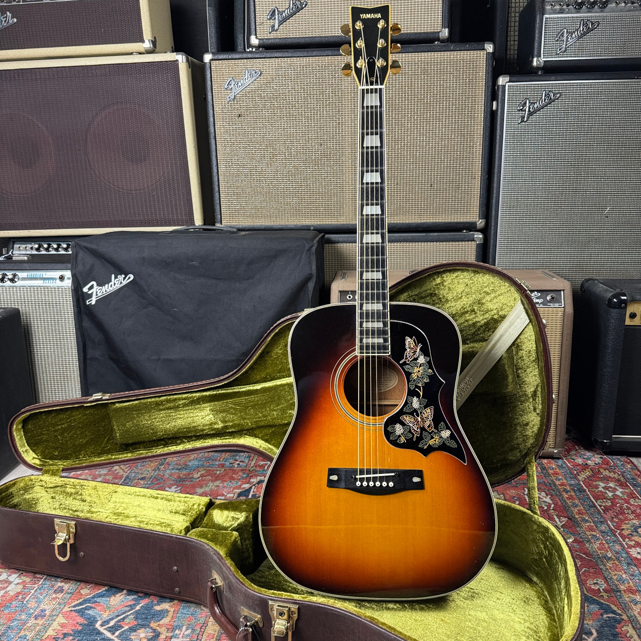 Yamaha L-7S Sunburst Jumbo Style Western - 1980