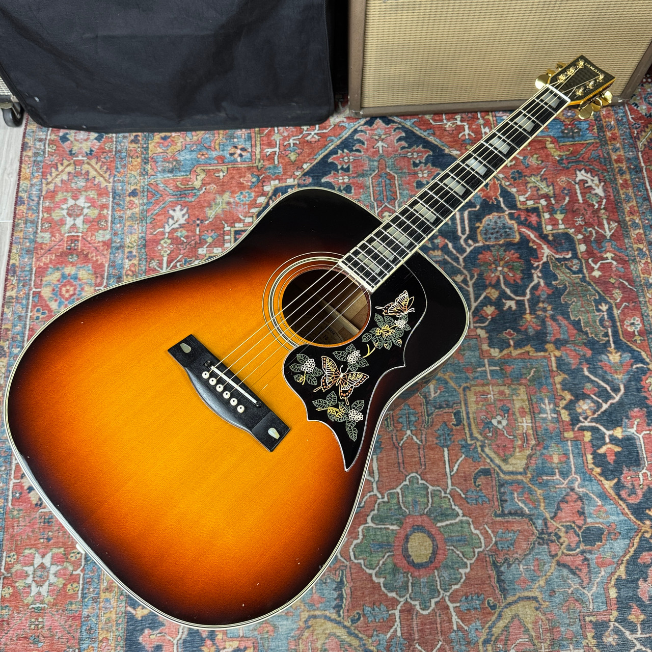 ギター YAMAHA L-7s Yamaha L-7S Sunburst Jumbo Style Western - 1980
