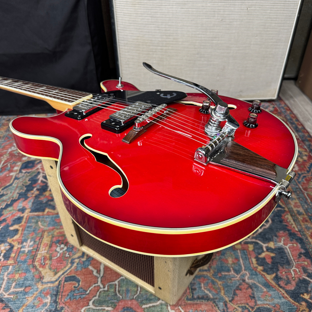 Video* Epiphone EA250 Hollow Body Blue Label Made in Japan