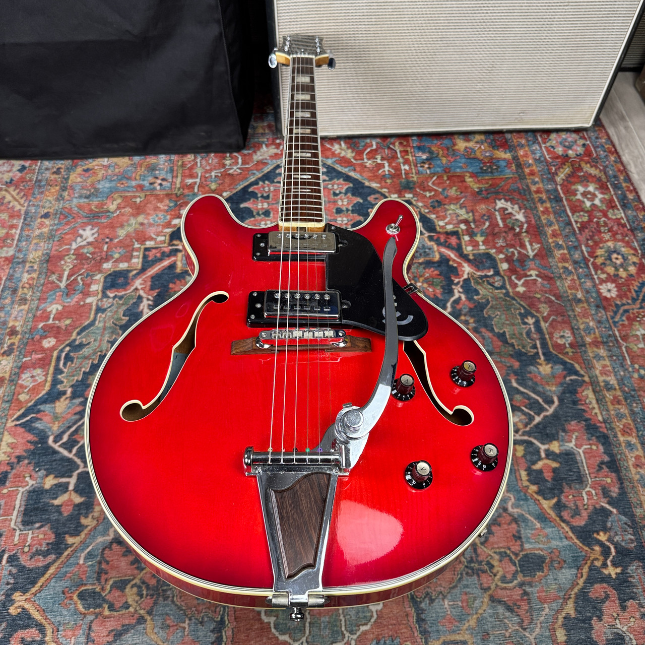 Video* Epiphone EA250 Hollow Body Blue Label Made in Japan