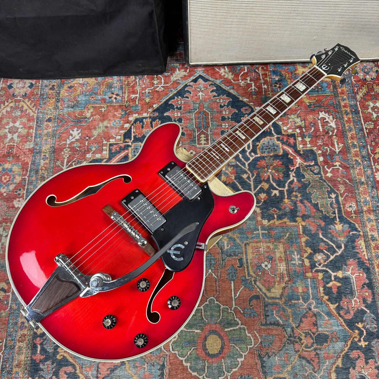 Video* Epiphone EA250 Hollow Body Blue Label Made in Japan