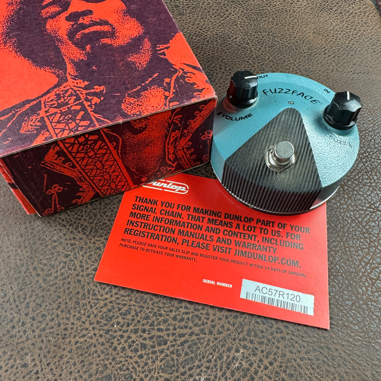 Dunlop Jimi Hendrix Fuzz Face Mini