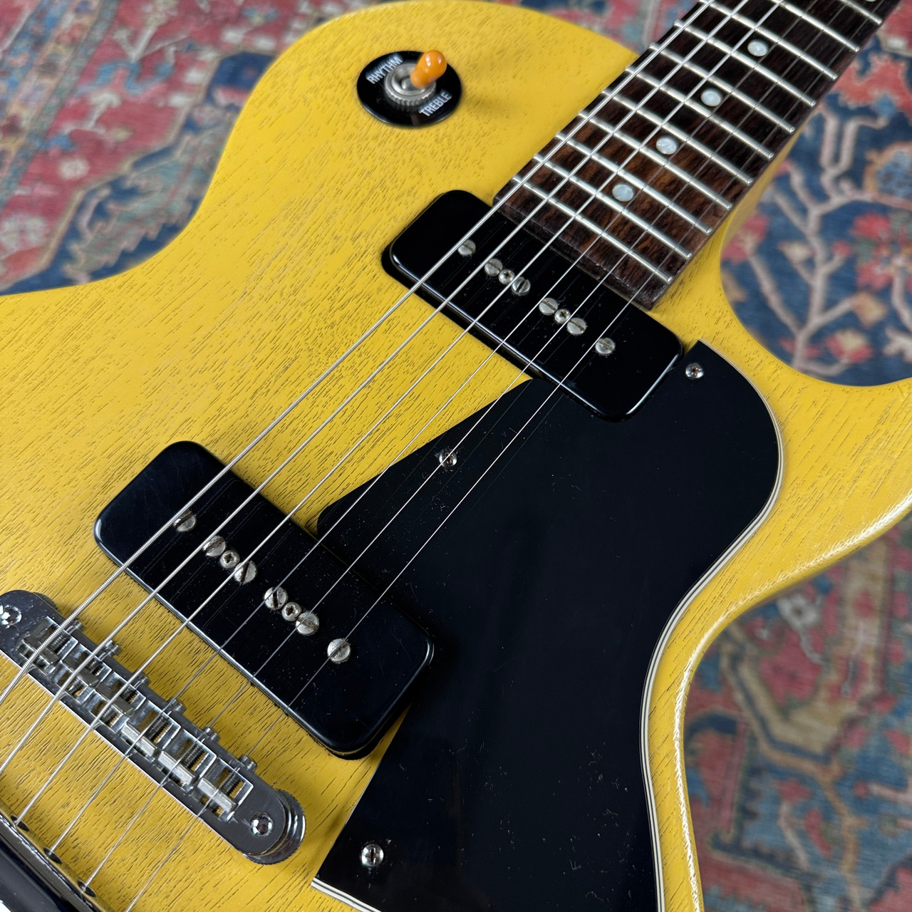 Video* Gibson Les Paul Junior Special Worn TV Yellow P90's - 2003
