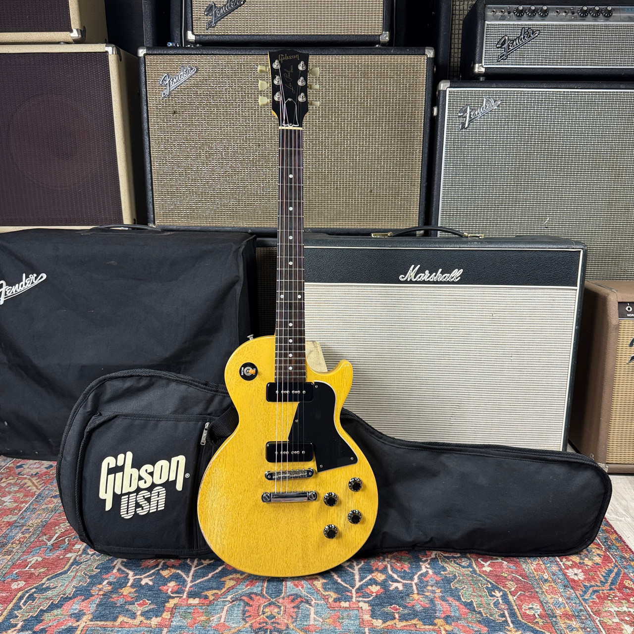 Video* Gibson Les Paul Junior Special Worn TV Yellow P90's - 2003