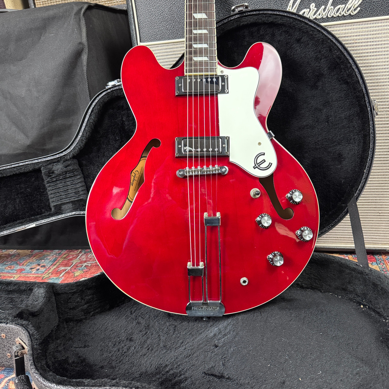 Epiphone Riviera Reissue Cherry Mini Humbuckers Peerless - 2001