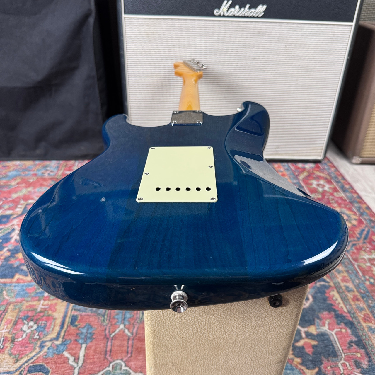 Fender FSR Quilt Top Stratocaster Model ST62-QT-AQB - Aquamarine Blue