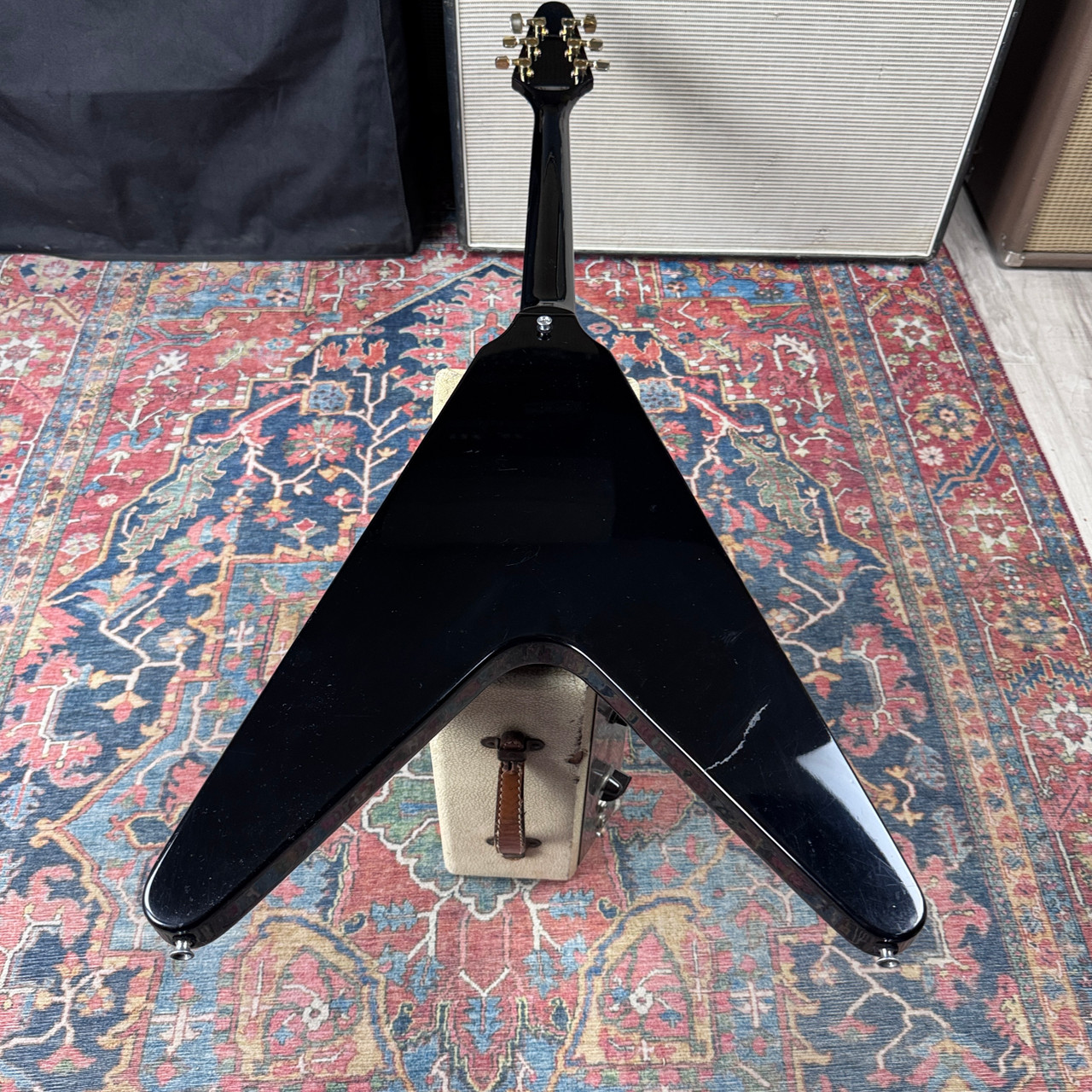 Fernandes Burny Flying V Model RFV75 Michael Schenker MOD - 1980's