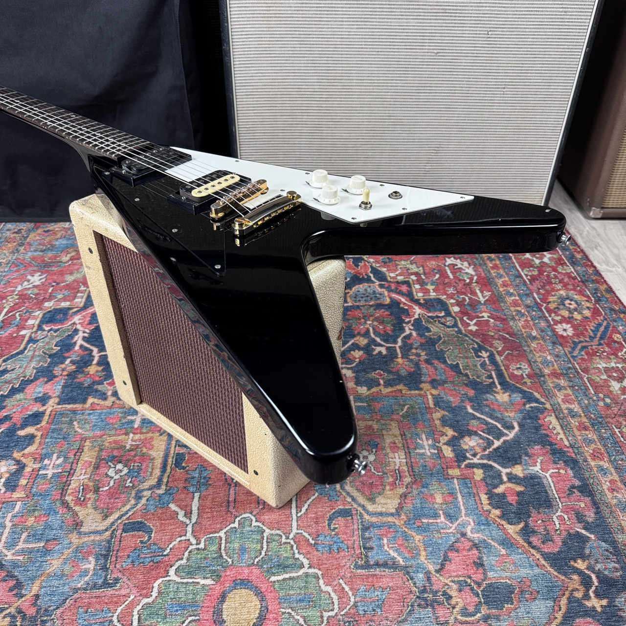Fernandes Burny Flying V Model RFV75 Michael Schenker MOD - 1980's