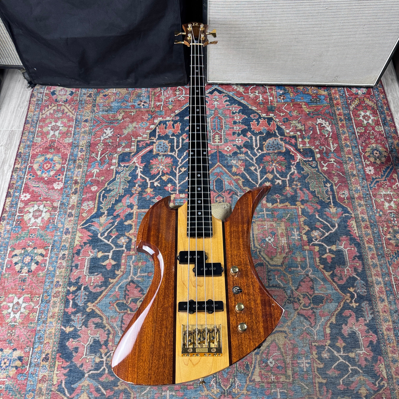 BC Rich Mockingbird Bass Model MB1007N NJ Series Super 2100 Neck