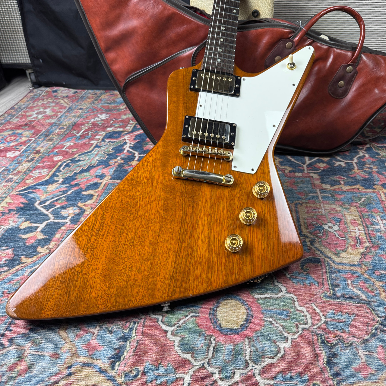Fernandes Burny 1976 Explorer Model REX-80 Mahogany VH1 Pickups - 1983