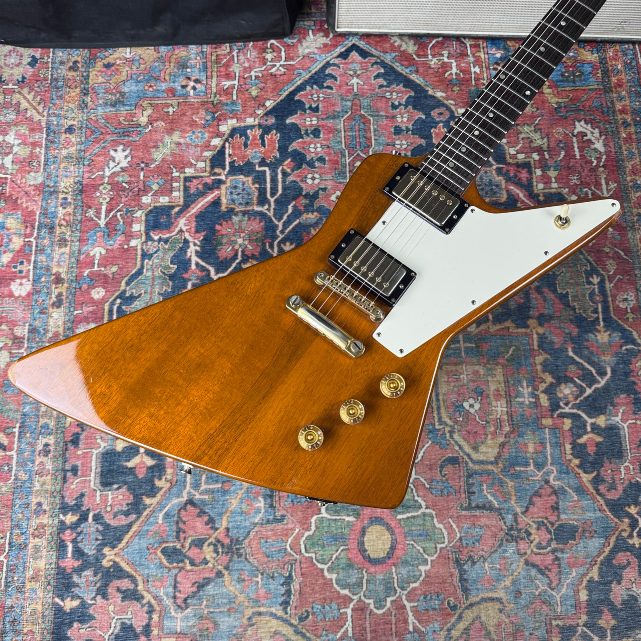 Fernandes Burny 1976 Explorer Model REX-80 Mahogany VH1 Pickups - 1983