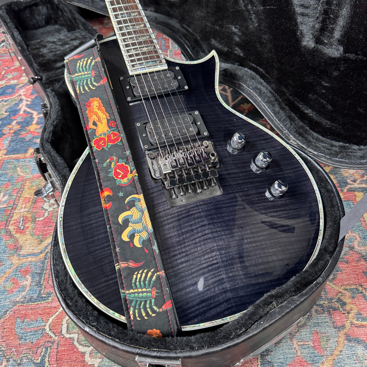 LTD by ESP EC-1000FM Deluxe Duncan Sentient/Pegasus Floyd Rose - 2008