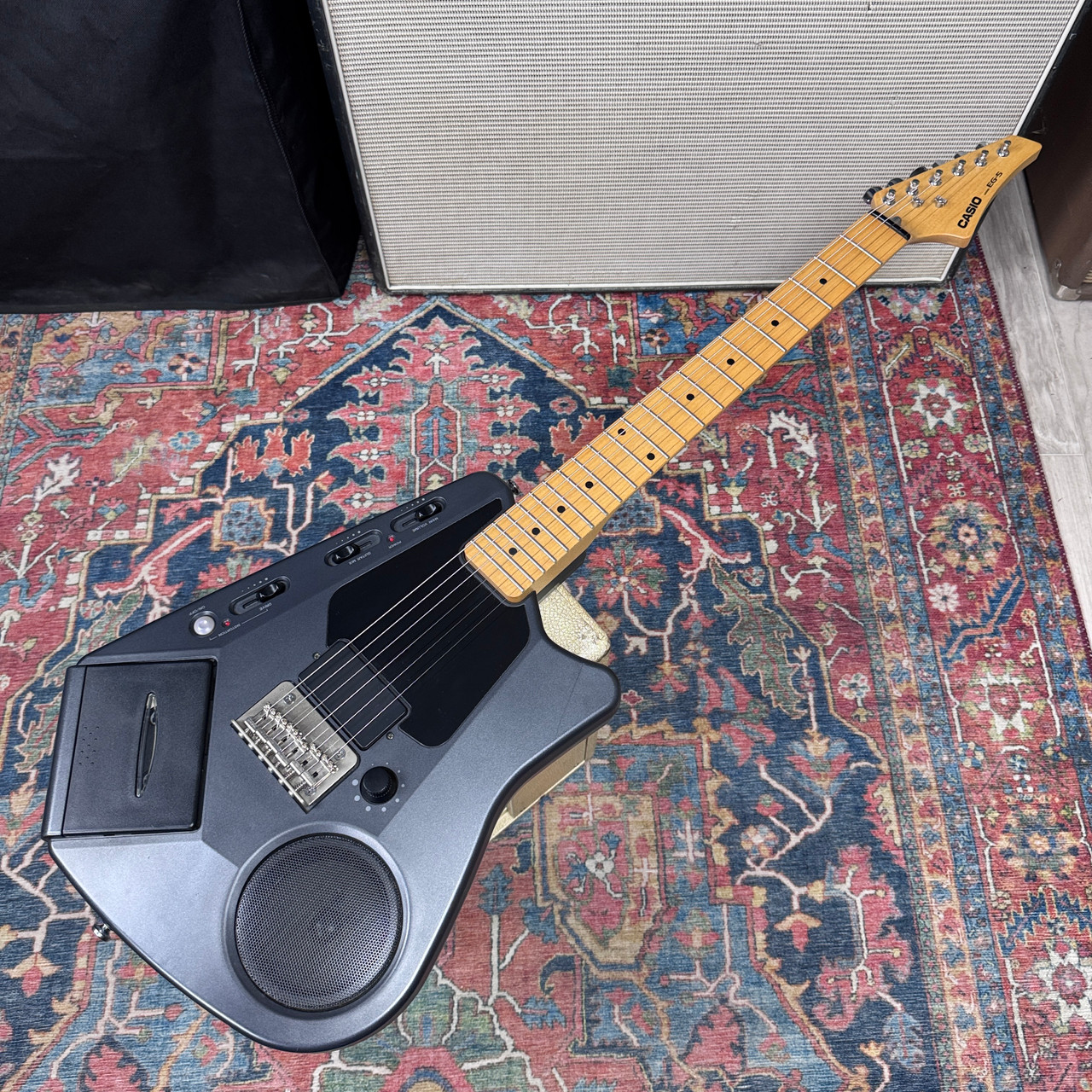 Casio EG-5 Cassette Player Recorder Guitar - 1980's