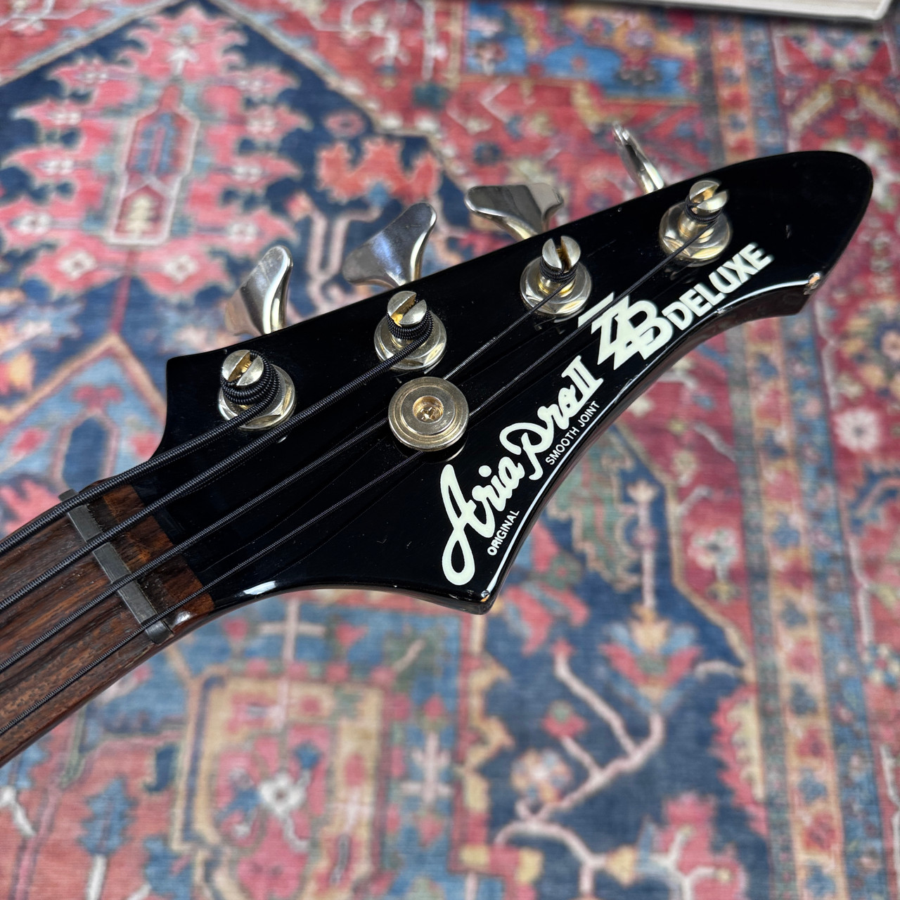 Aria Pro II ZZB Deluxe Bengal Stripe Short Scale Bass Made in