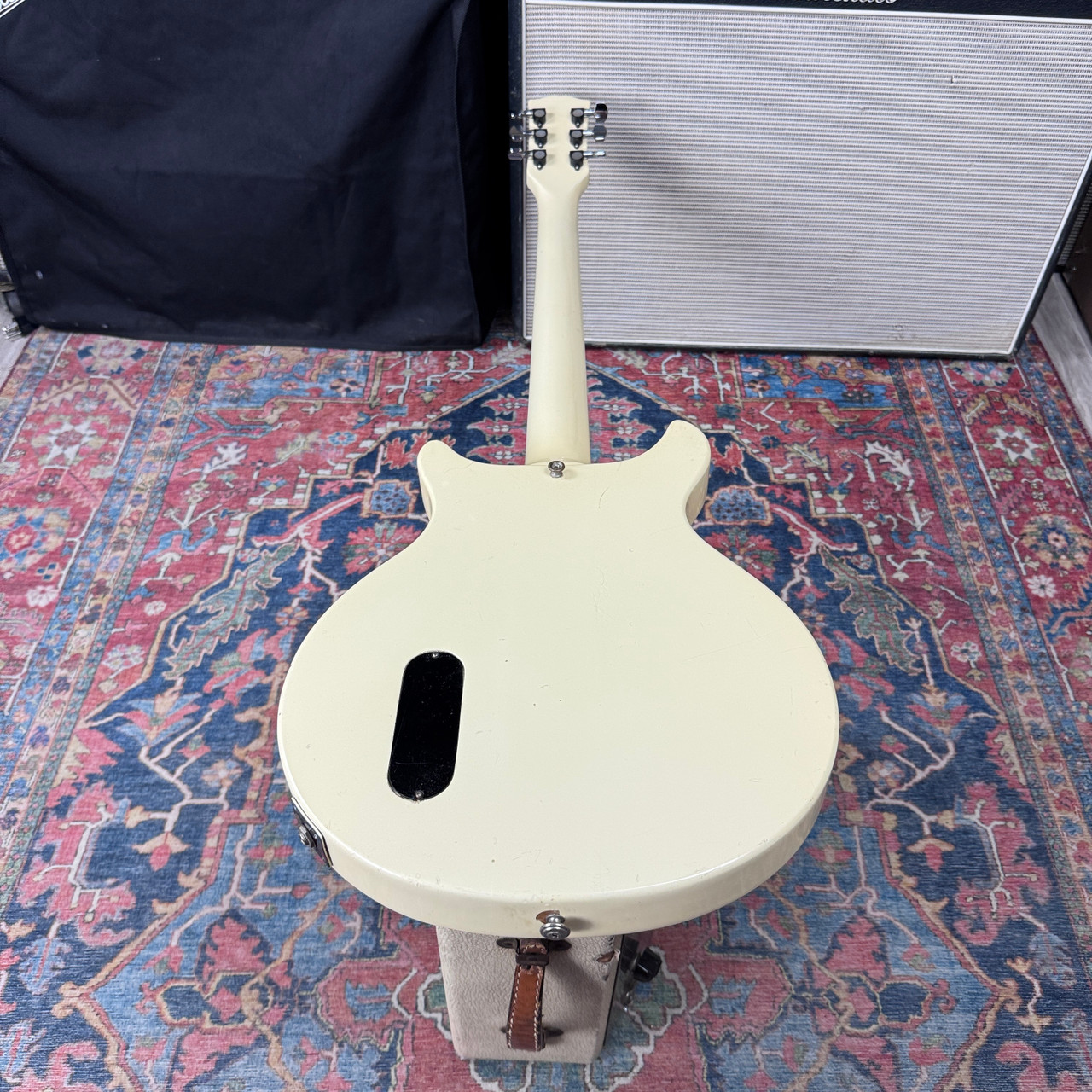 Burny Les Paul Jr FTV-50 TV Yellow w/HSC - 1970's