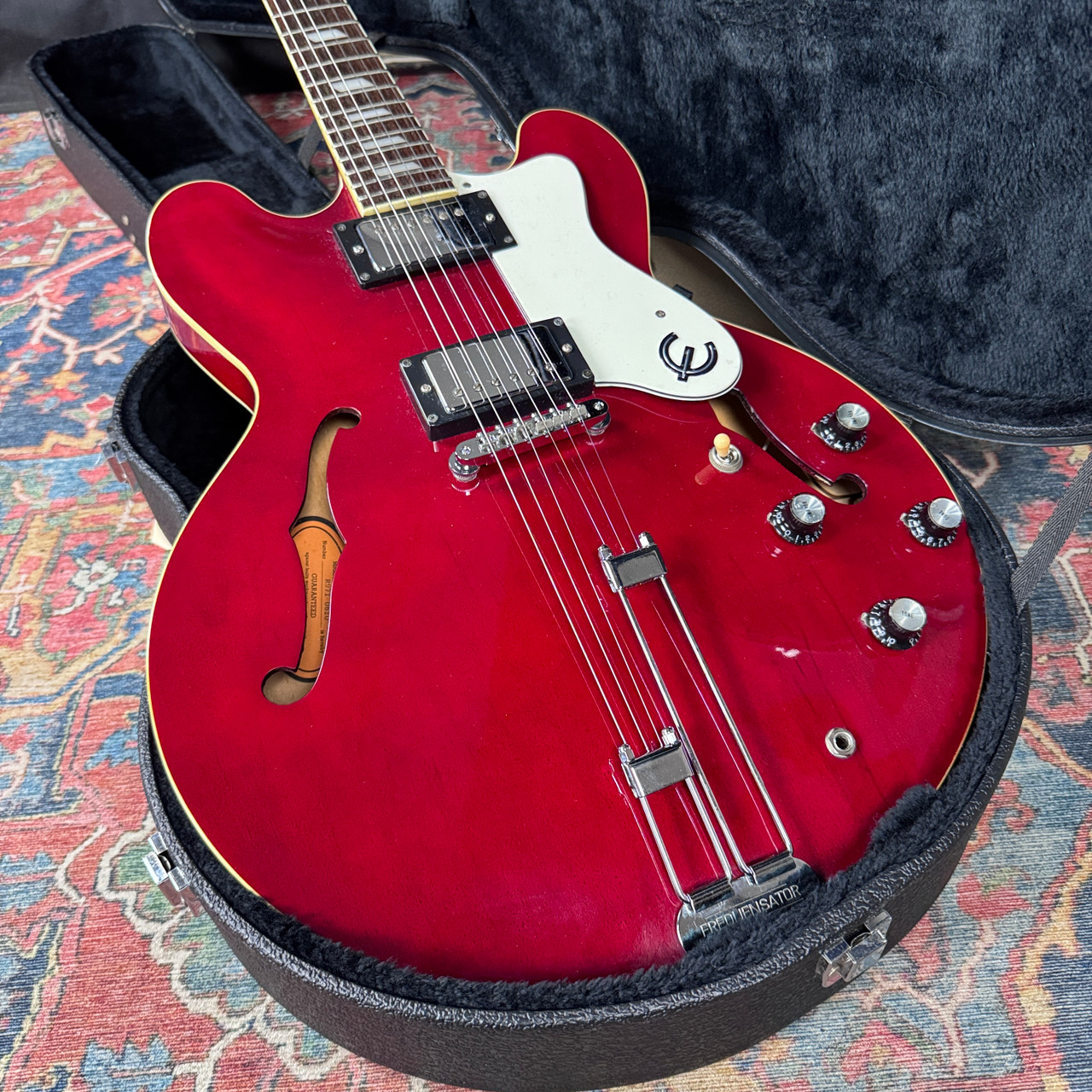 Epiphone Riviera Reissue *Pro Setup* HH Peerless Cherry OHSC - 1997