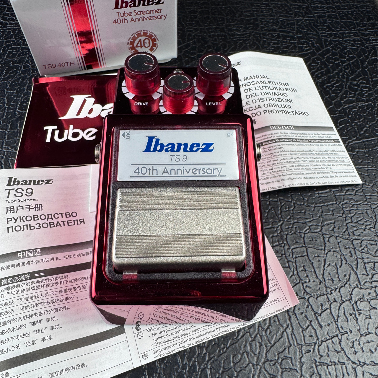 Ibanez TS9 40th Anniversary 限定モデル Ibanez Tube Screamer Limited Edition TS9 40th Anniversary Ruby Red