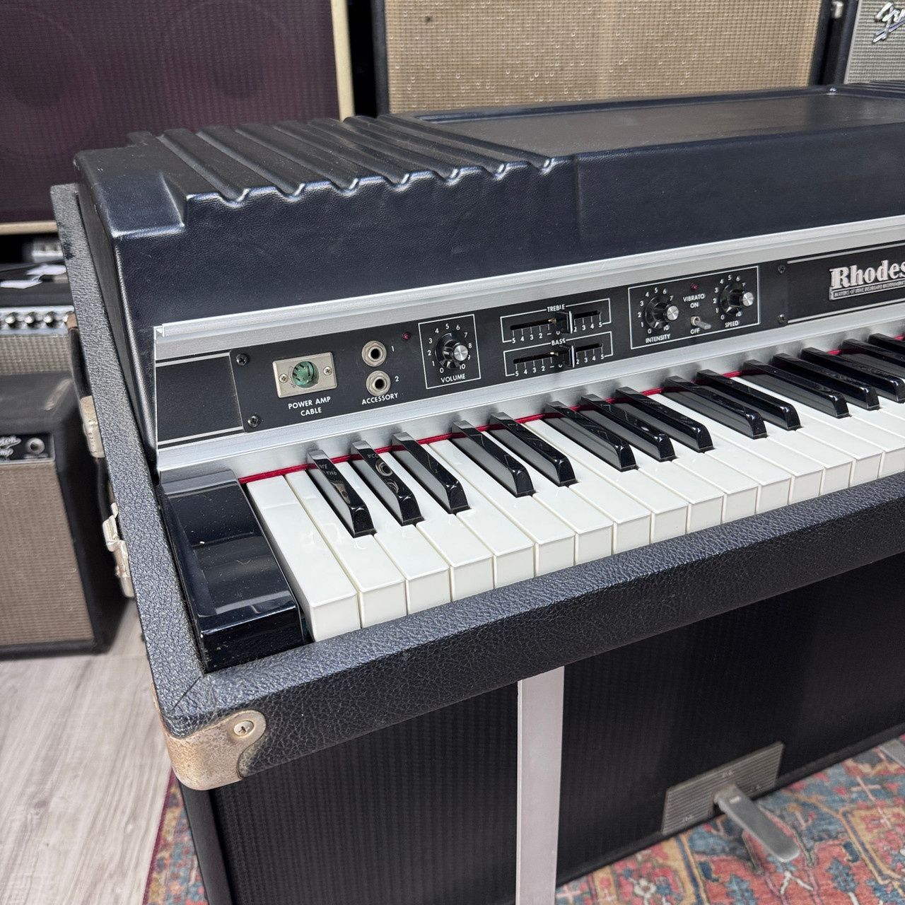 1980 Rhodes Suitcase Mk II 73 Key Vintage Electric Piano w/Janus