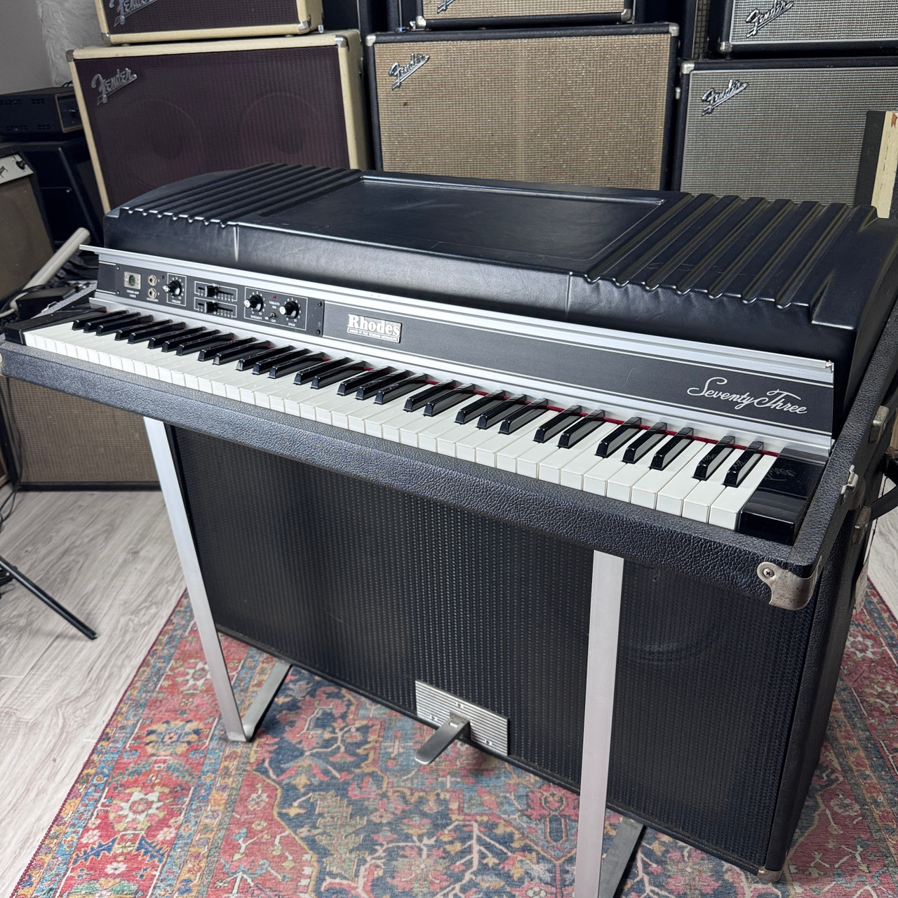 1980 Rhodes Suitcase Mk II 73 Key Vintage Electric Piano w/Janus