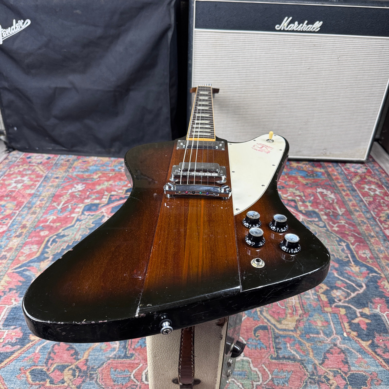 Gibson Yamano Firebird V Mini Humbuckers Banjo Pegs - 1994