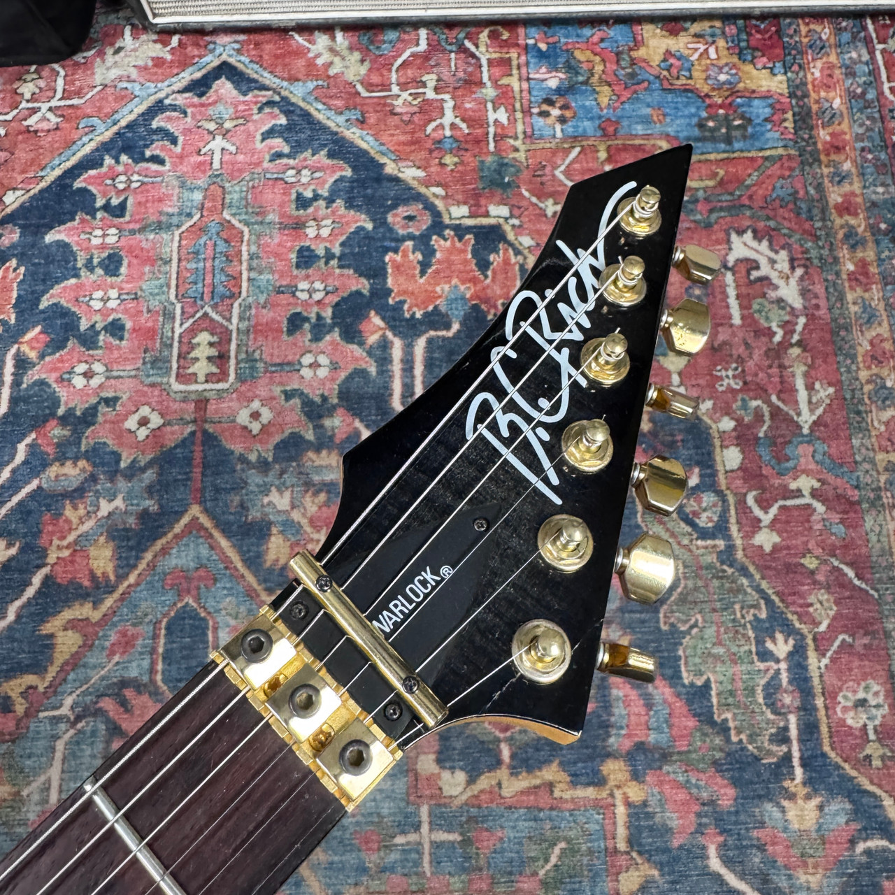 BC Rich Warlock Deluxe WG-R981T Made in Japan Black Burst -1992