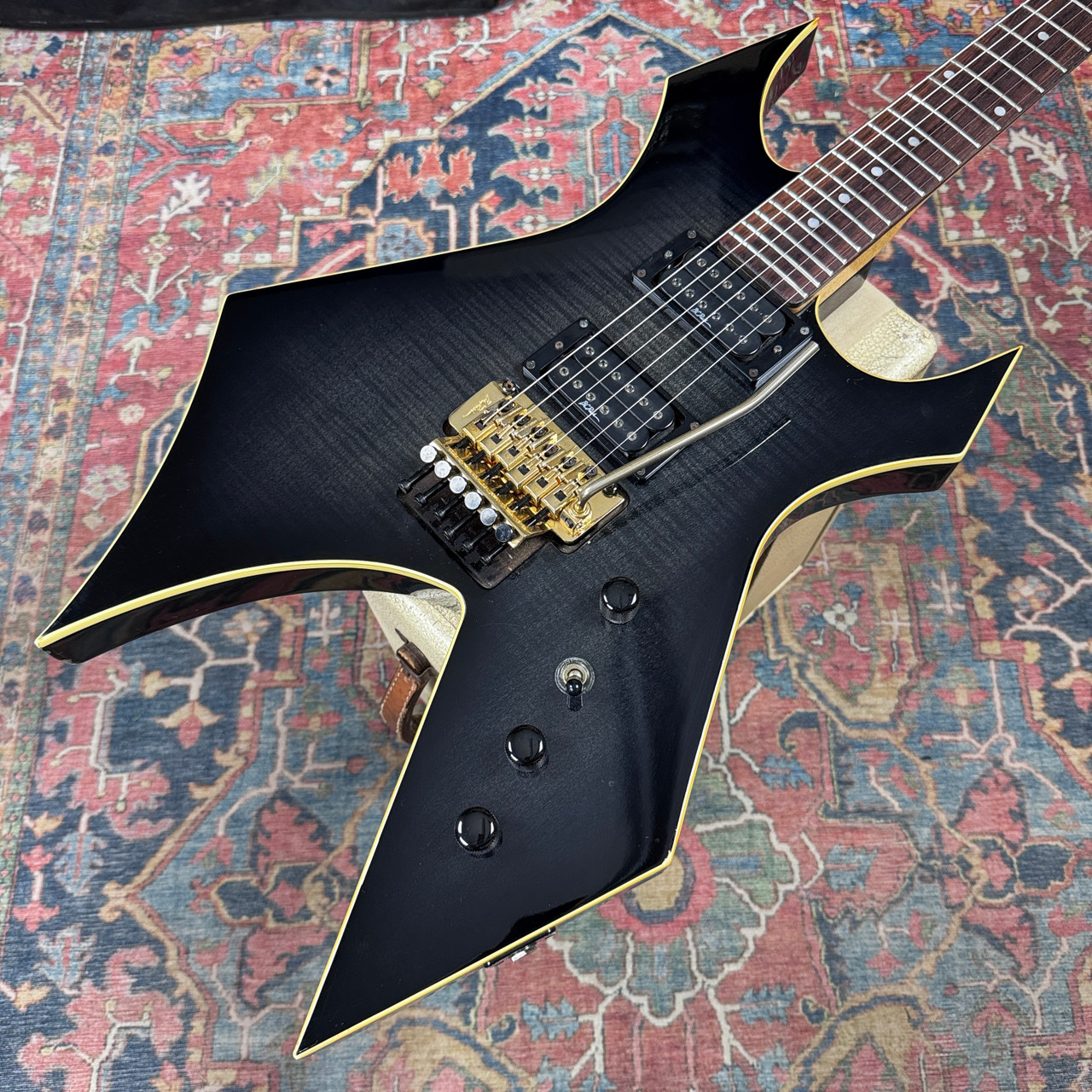 B.C. Rich Warlok エレキギター BC Rich Warlock Deluxe WG-R981T Made in Japan Black Burst -1992