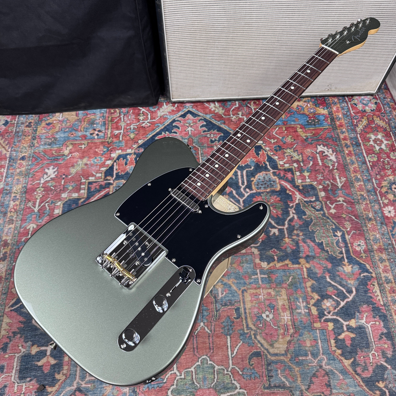 Fender Shimokura FSR Hybrid II Telecaster Jasper Olive Metallic w