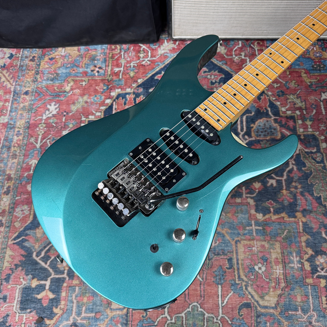 Fernandes Revolver FR-55S Sustainer Lite Series Teal Green Made in