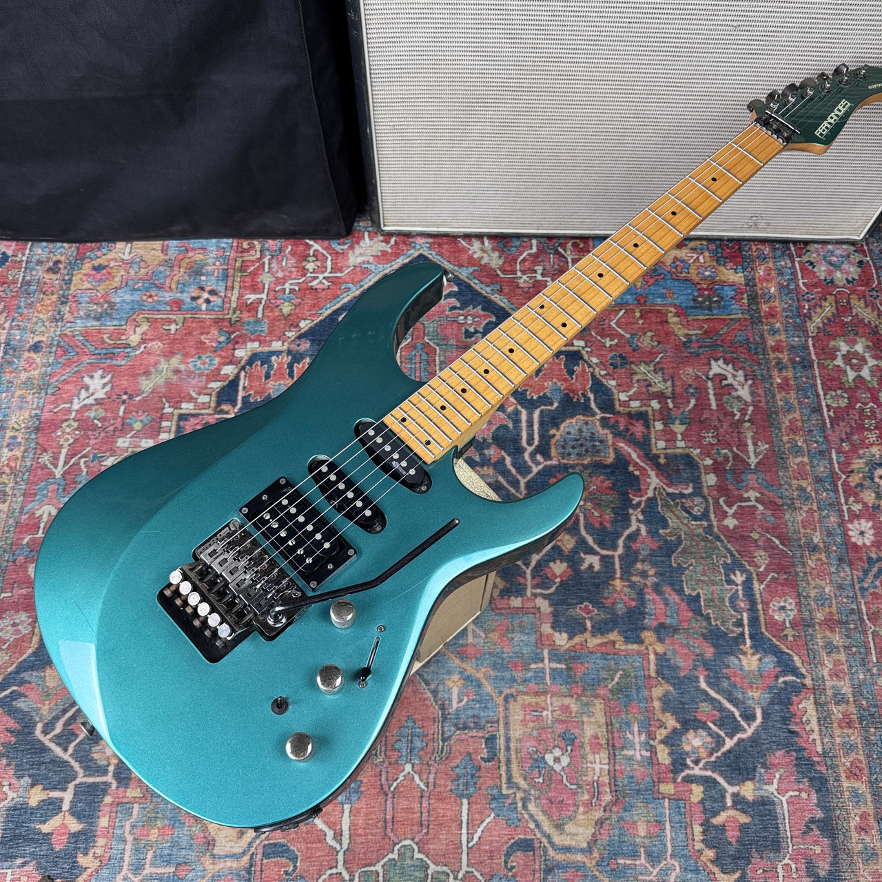 Fernandes Revolver FR-55S Sustainer Lite Series Teal Green Made in